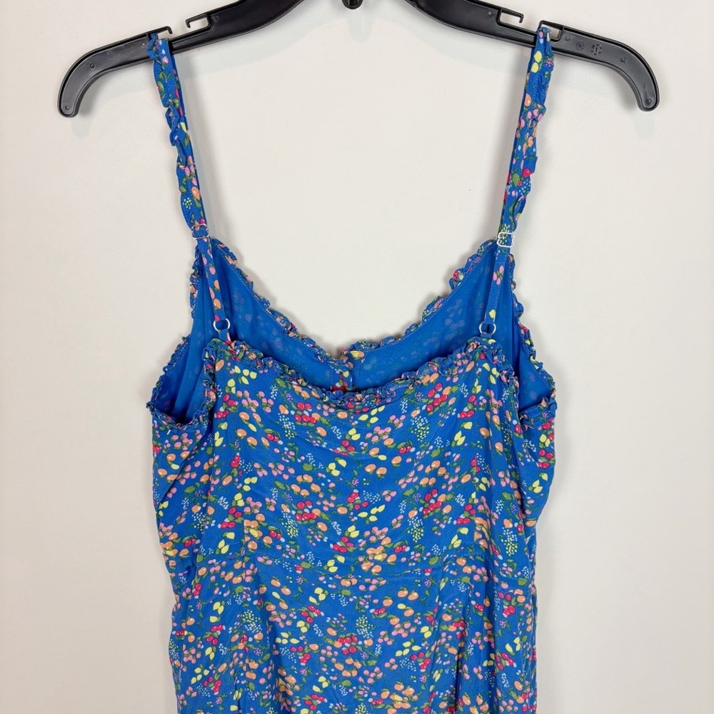 Rails Adalyn Midi Dress in Blue Citrus Grove Size L - Picture 4 of 9